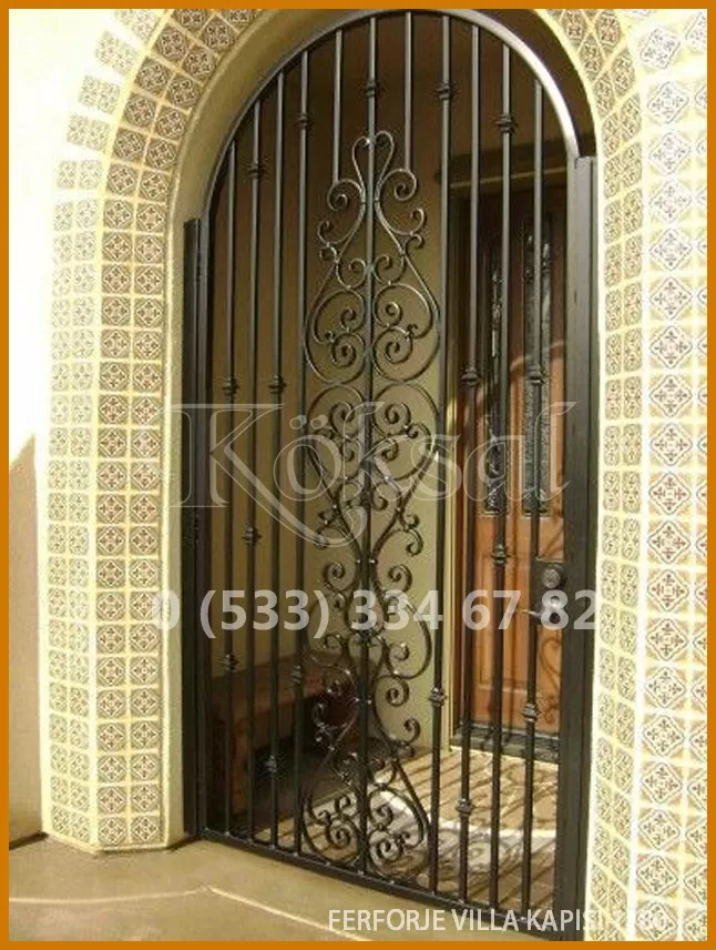 Ferforje Villa Kapıları 1180
