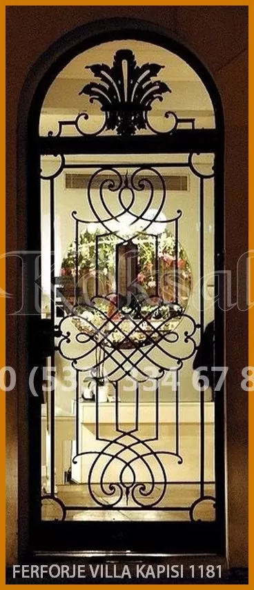 Ferforje Villa Kapıları 1181