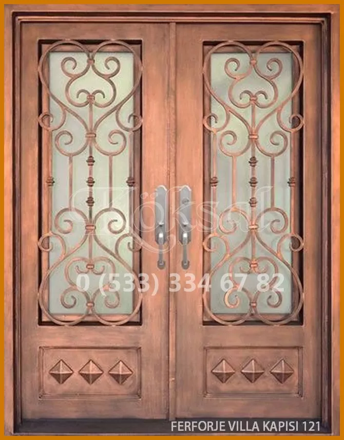 Ferforje Villa Kapıları 121