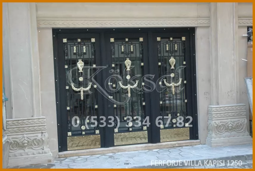 Ferforje Villa Kapıları 1250