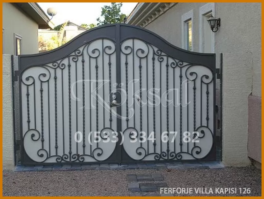 Ferforje Villa Kapıları 126