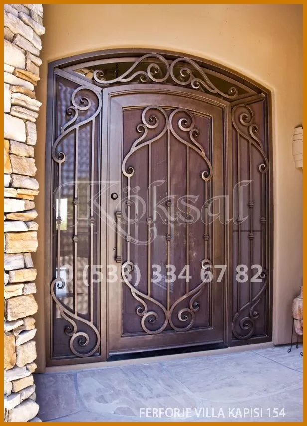 Ferforje Villa Kapıları 154