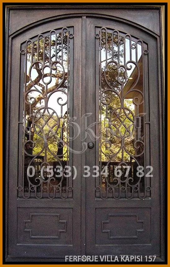 Ferforje Villa Kapıları 157