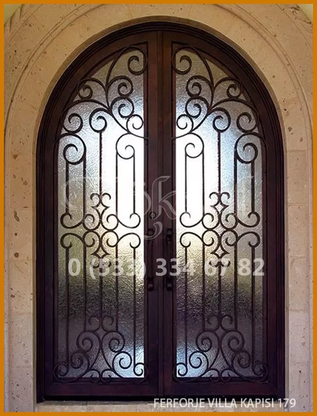 Ferforje Villa Kapıları 179