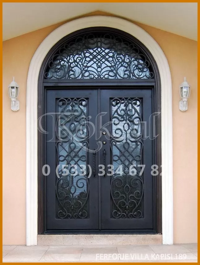 Ferforje Villa Kapıları 189