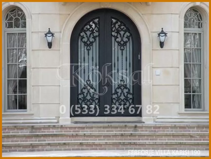 Ferforje Villa Kapıları 190