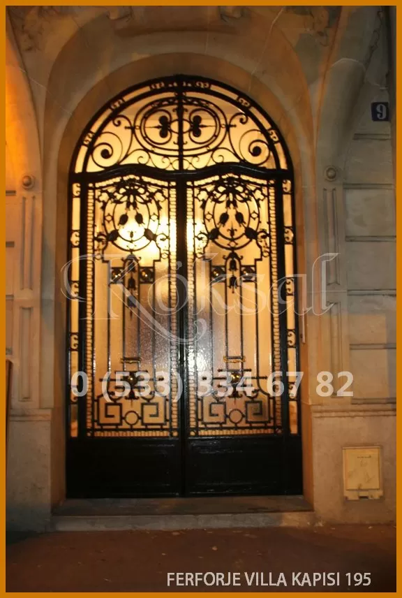 Ferforje Villa Kapıları 195