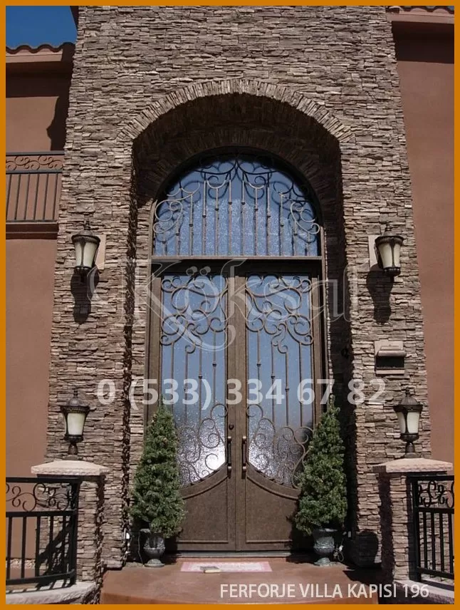 Ferforje Villa Kapıları 196