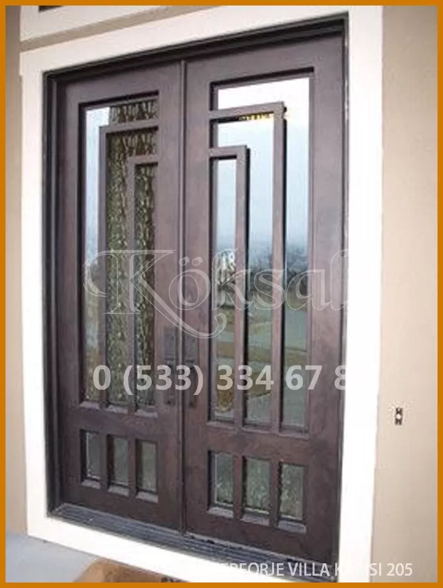 Ferforje Villa Kapıları 205