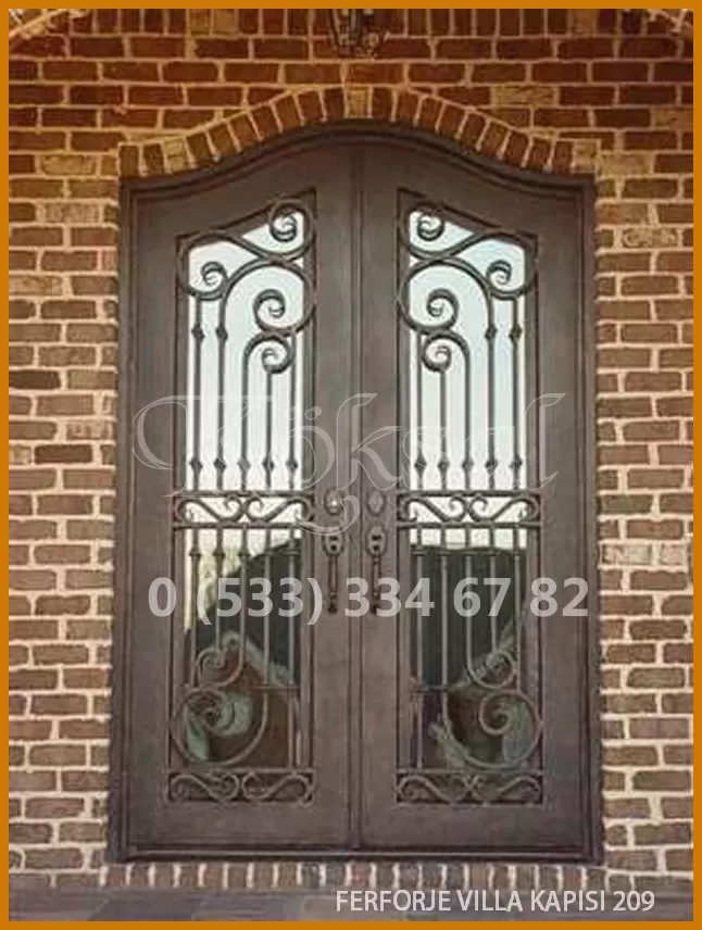 Ferforje Villa Kapıları 209