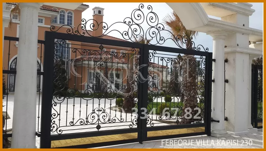 Ferforje Villa Kapıları 230