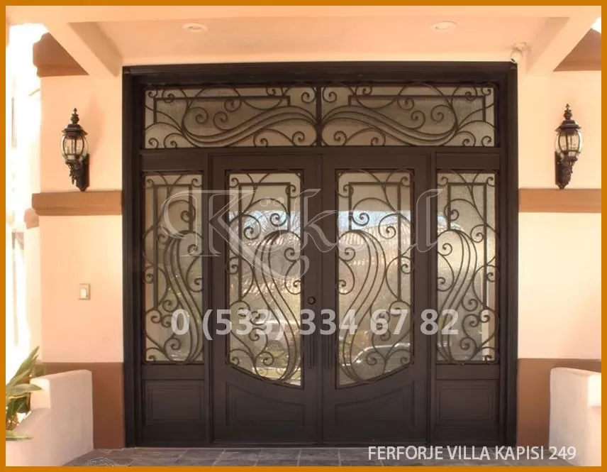 Ferforje Villa Kapıları 249
