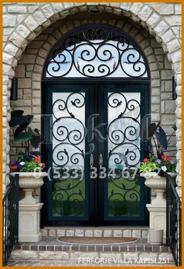 Ferforje Villa Kapıları 251