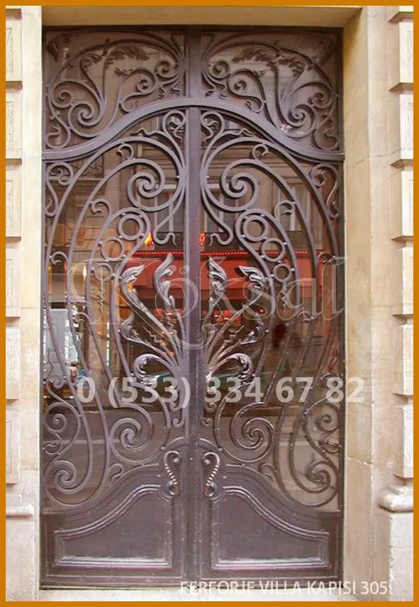 Ferforje Villa Kapıları 305