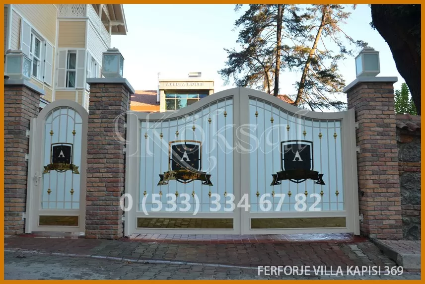 Ferforje Villa Kapıları 369