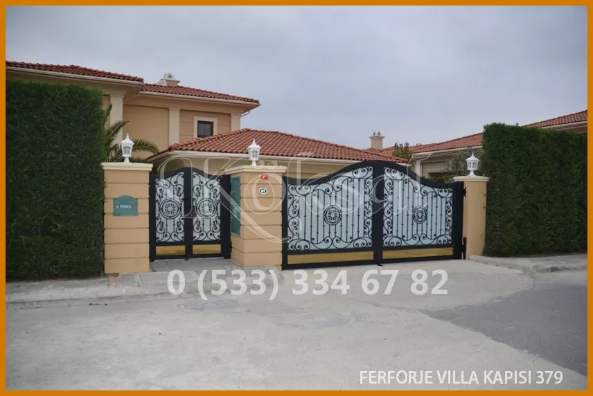 Ferforje Villa Kapıları 379