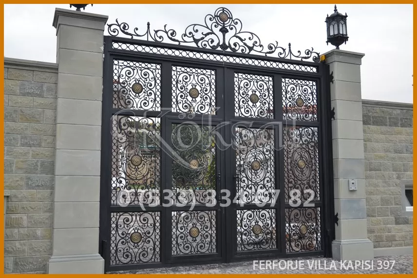 Ferforje Villa Kapıları 397