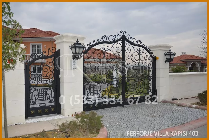 Ferforje Villa Kapıları 403