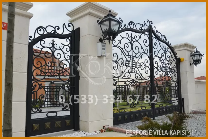 Ferforje Villa Kapıları 411