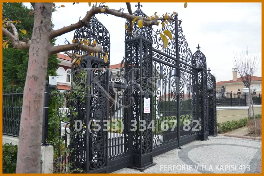 Ferforje Villa Kapıları 413
