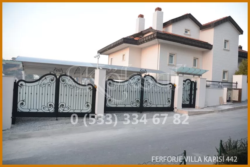 Ferforje Villa Kapıları 442