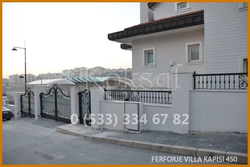 Ferforje Villa Kapıları 450