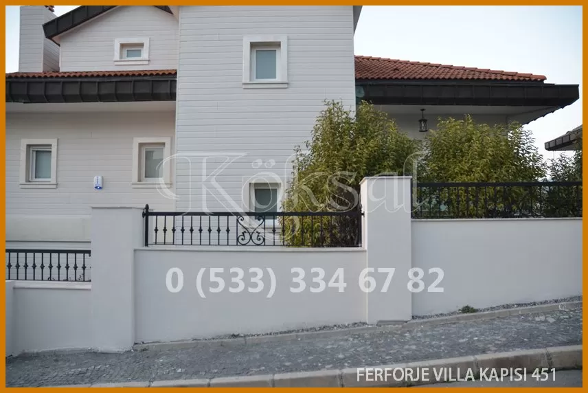Ferforje Villa Kapıları 451