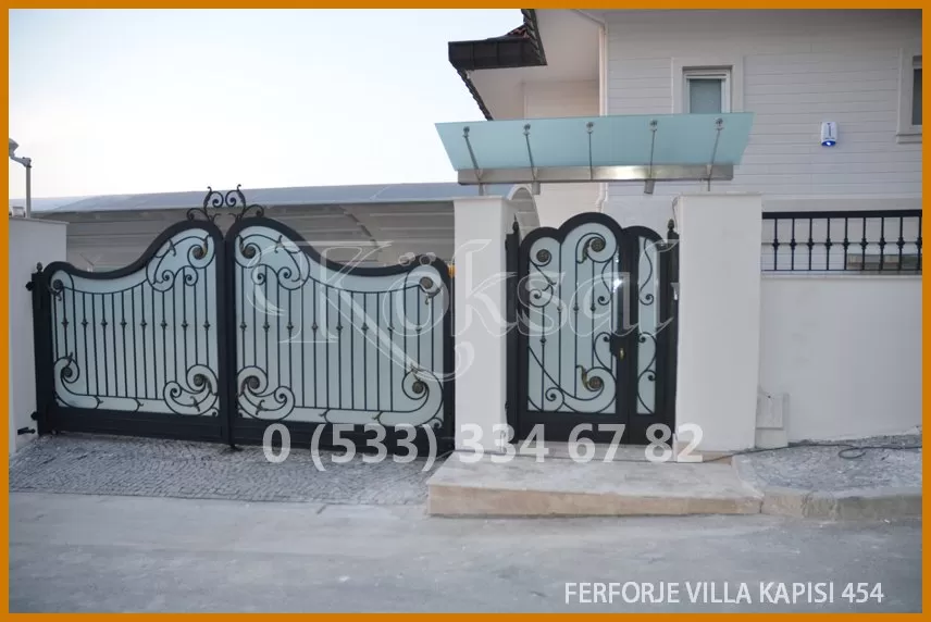 Ferforje Villa Kapıları 454