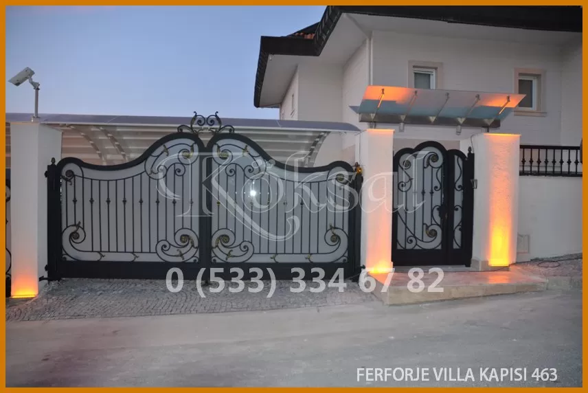 Ferforje Villa Kapıları 463