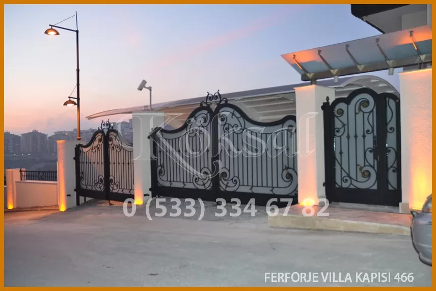 Ferforje Villa Kapıları 466