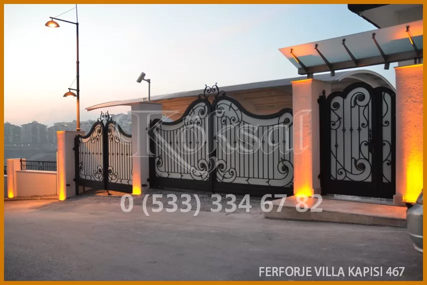 Ferforje Villa Kapıları 467