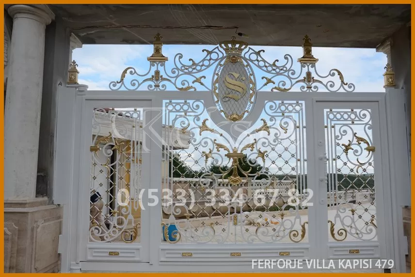 Ferforje Villa Kapıları 479