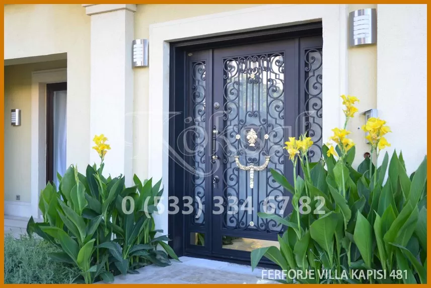 Ferforje Villa Kapıları 481