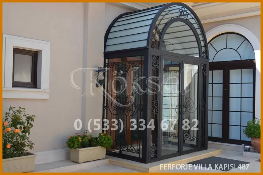 Ferforje Villa Kapıları 487