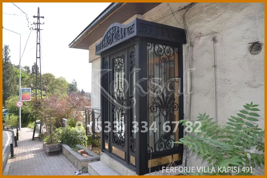 Ferforje Villa Kapıları 491
