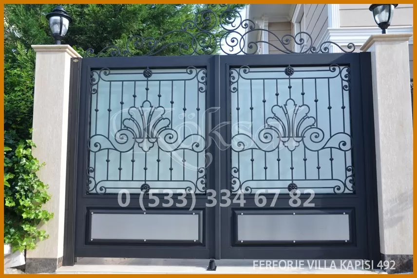 Ferforje Villa Kapıları 492