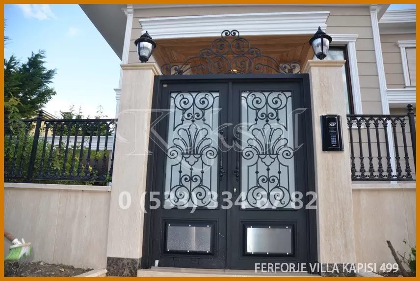 Ferforje Villa Kapıları 499