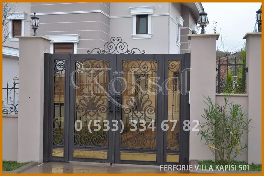 Ferforje Villa Kapıları 501