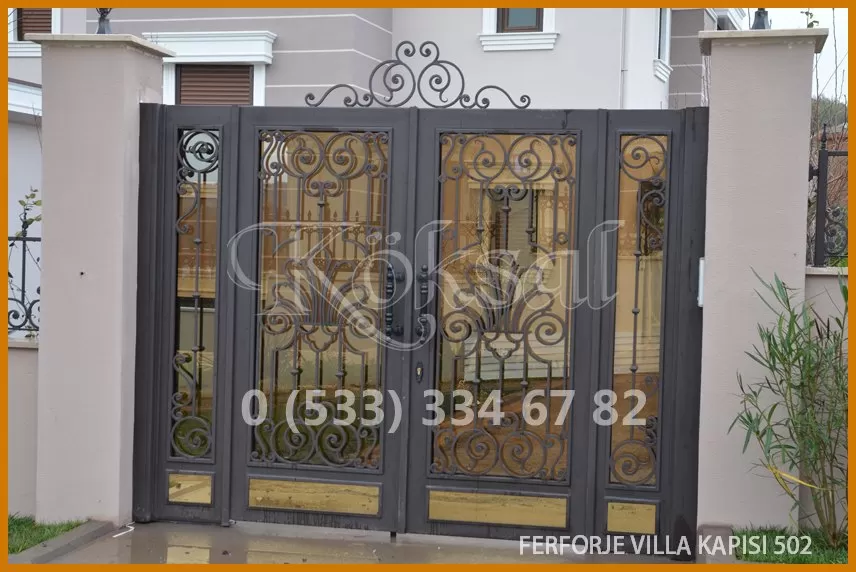 Ferforje Villa Kapıları 502