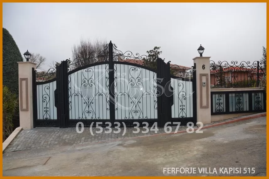 Ferforje Villa Kapıları 515