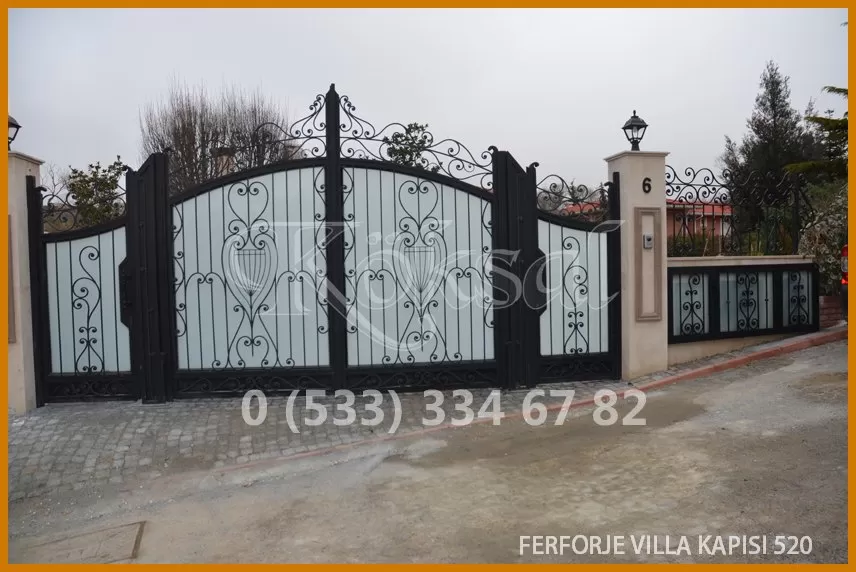 Ferforje Villa Kapıları 520