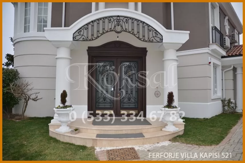 Ferforje Villa Kapıları 521