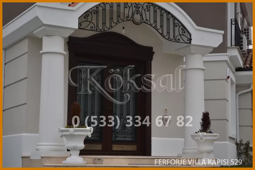 Ferforje Villa Kapıları 529