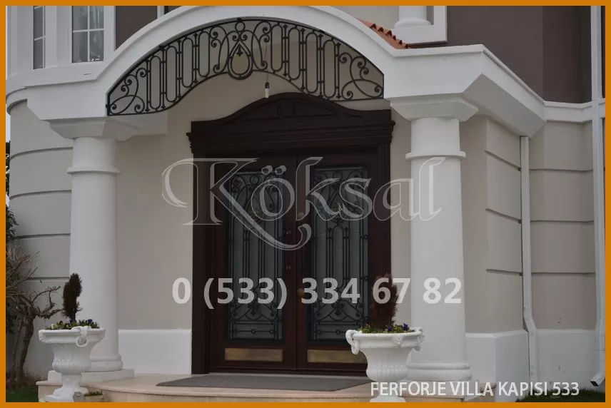 Ferforje Villa Kapıları 533