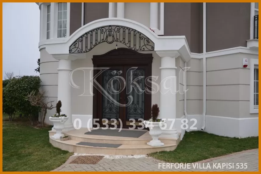 Ferforje Villa Kapıları 535