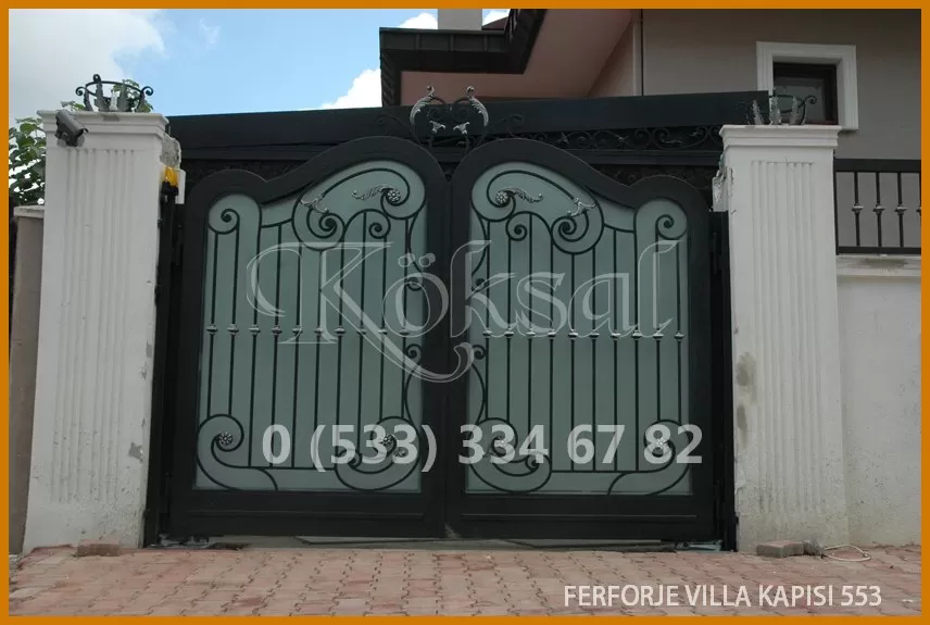 Ferforje Villa Kapıları 553