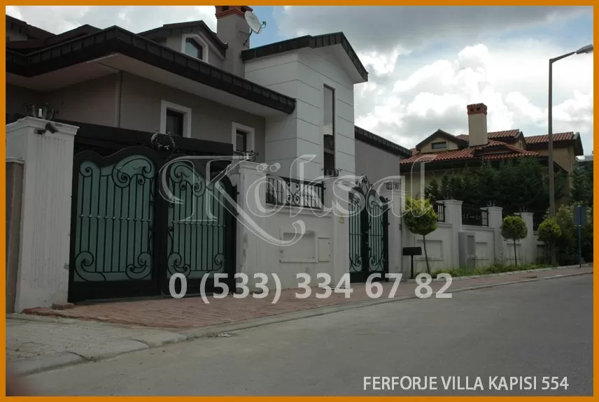 Ferforje Villa Kapıları 554