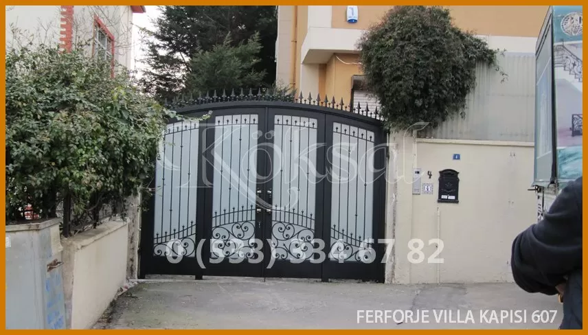 Ferforje Villa Kapıları 607