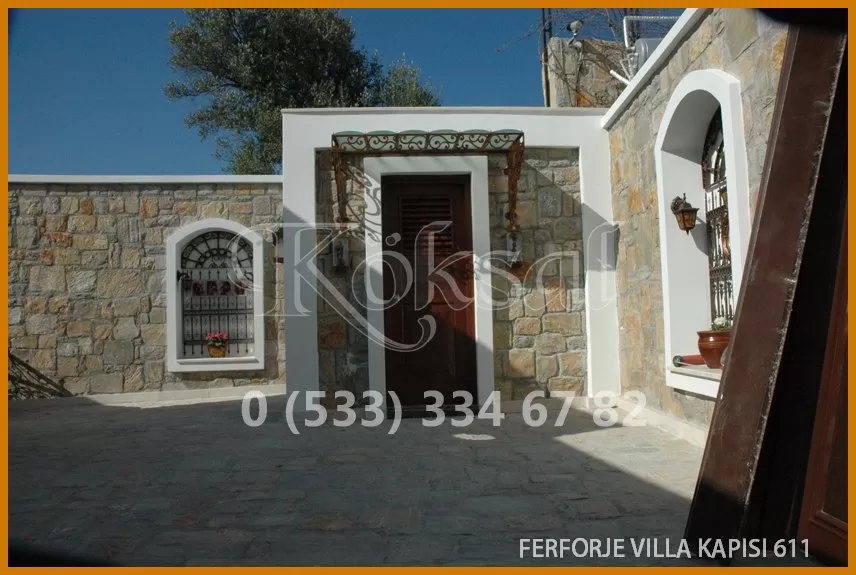 Ferforje Villa Kapıları 611