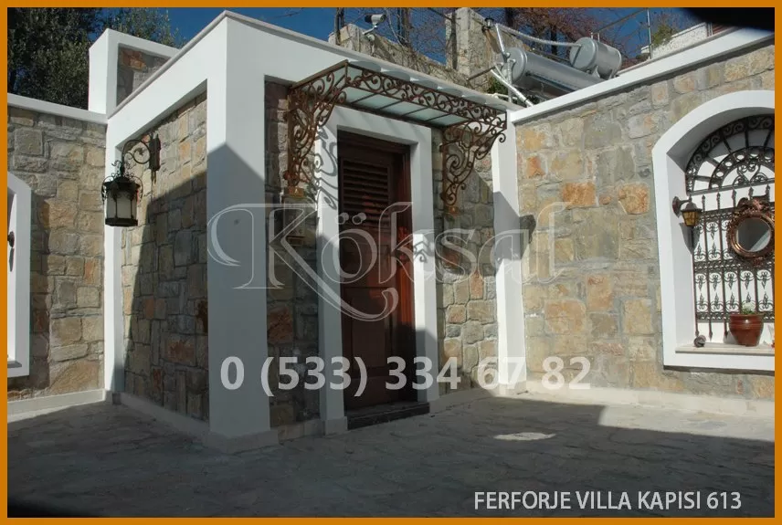 Ferforje Villa Kapıları 613
